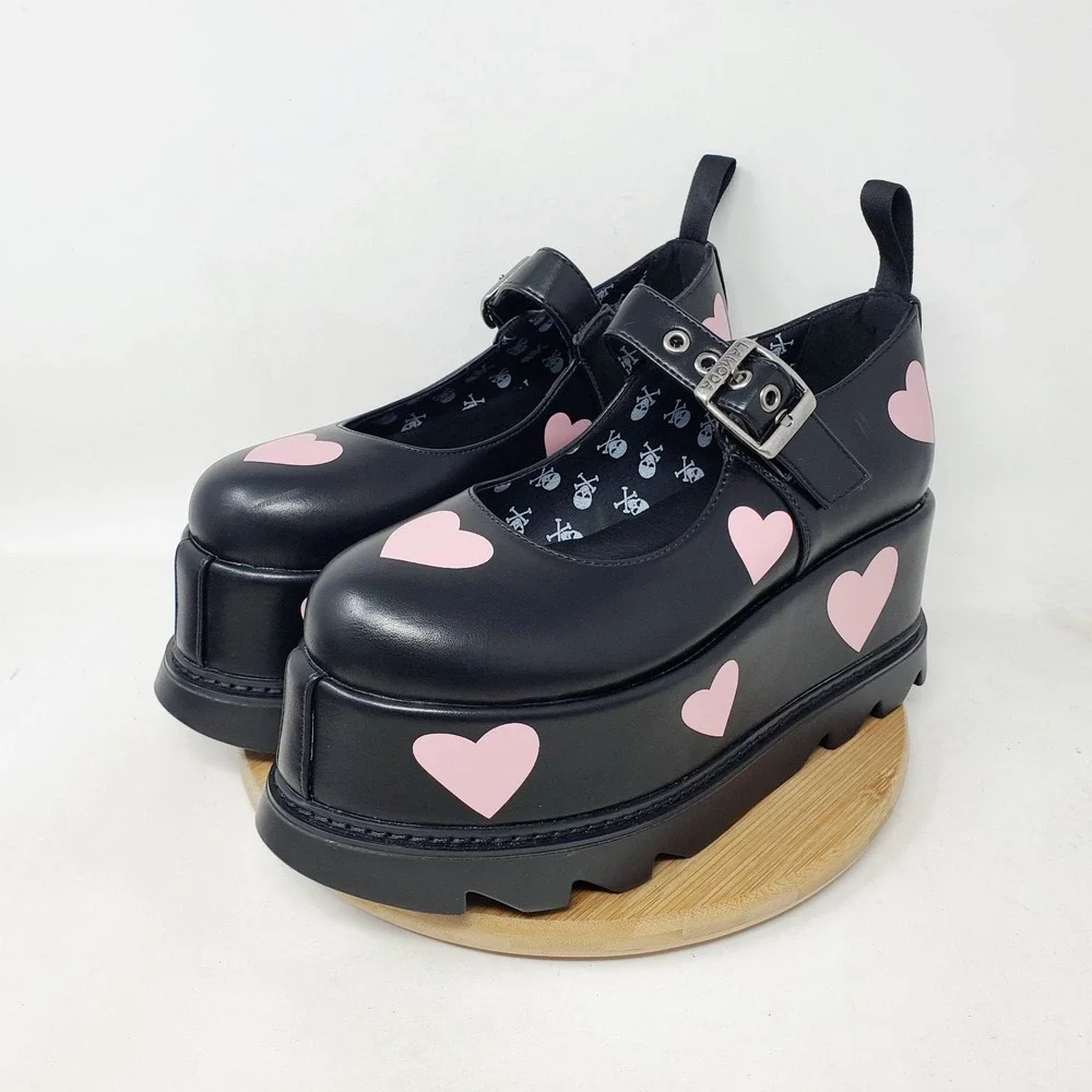 Lamoda Sweetheart of Mind Mary Jane Women 6 Platform Punk Goth Chunky Dolls Kill